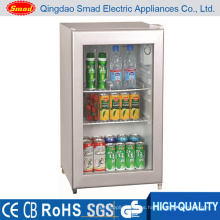 70L Refrigerador de la puerta de cristal de CE / SAA / RoHS / SAA mini